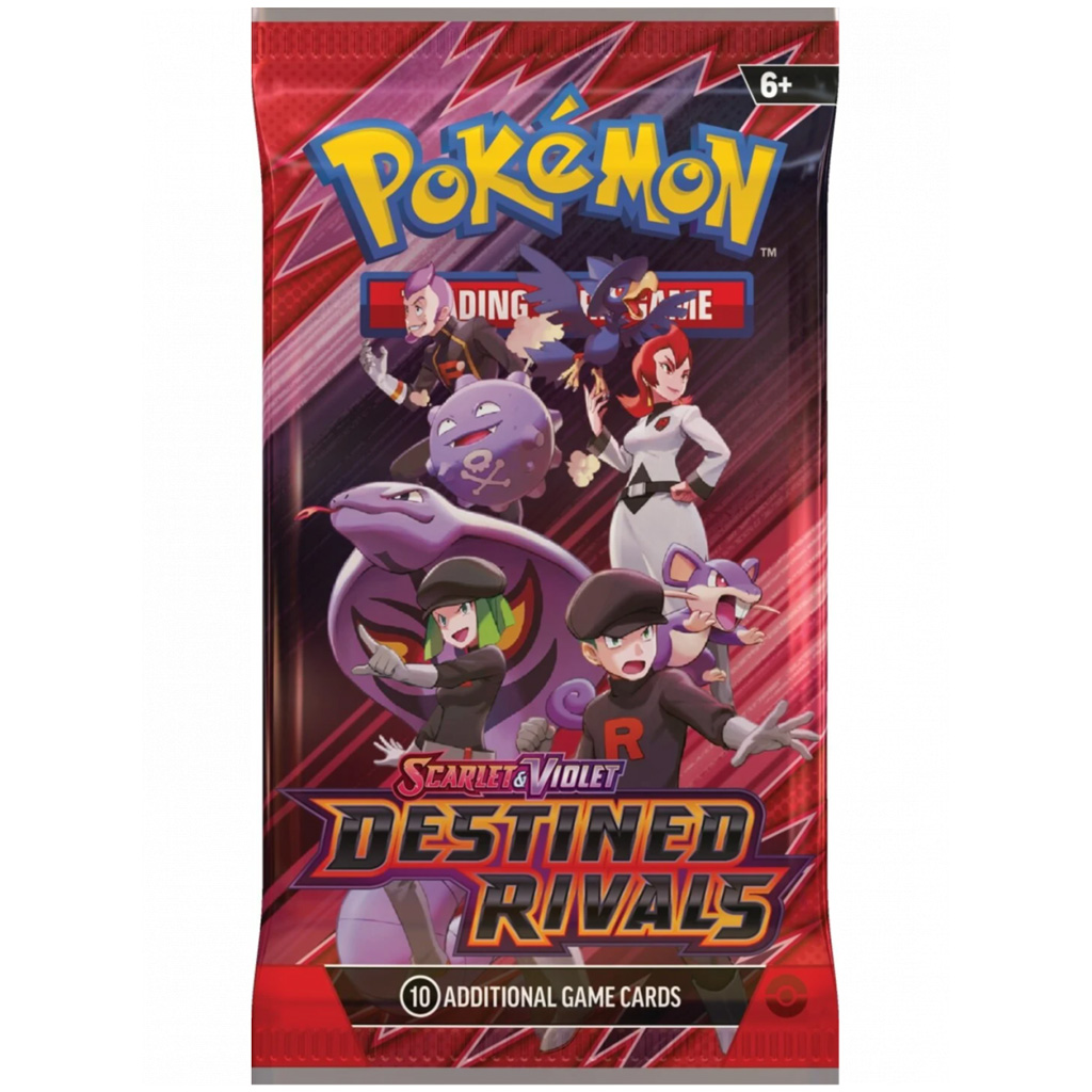Pokémon TCG: Scarlatto e Viola - Rivali Destinati Booster pacchetto di carte in lingua inglese immagine 1