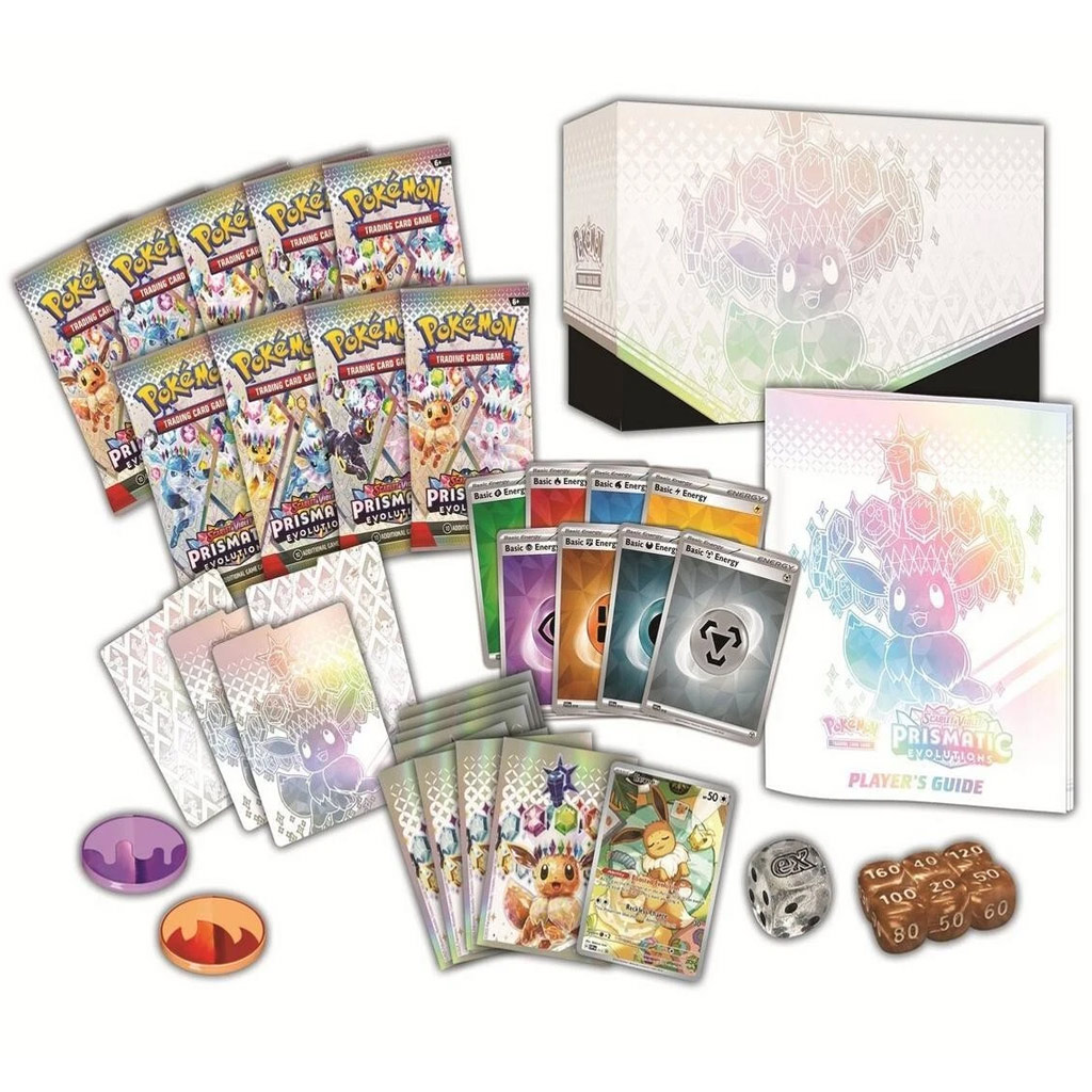 Pokémon TCG: SV8.5 Evoluzioni Prismatiche Elite Trainer Box con 9 buste immagine 2