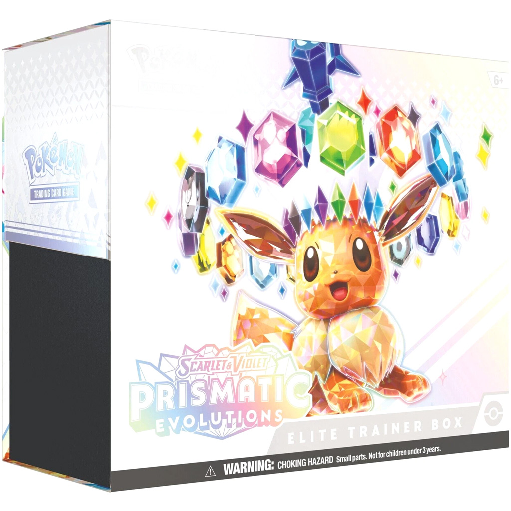 Pokémon TCG: SV8.5 Evoluzioni Prismatiche Elite Trainer Box con 9 buste immagine 1