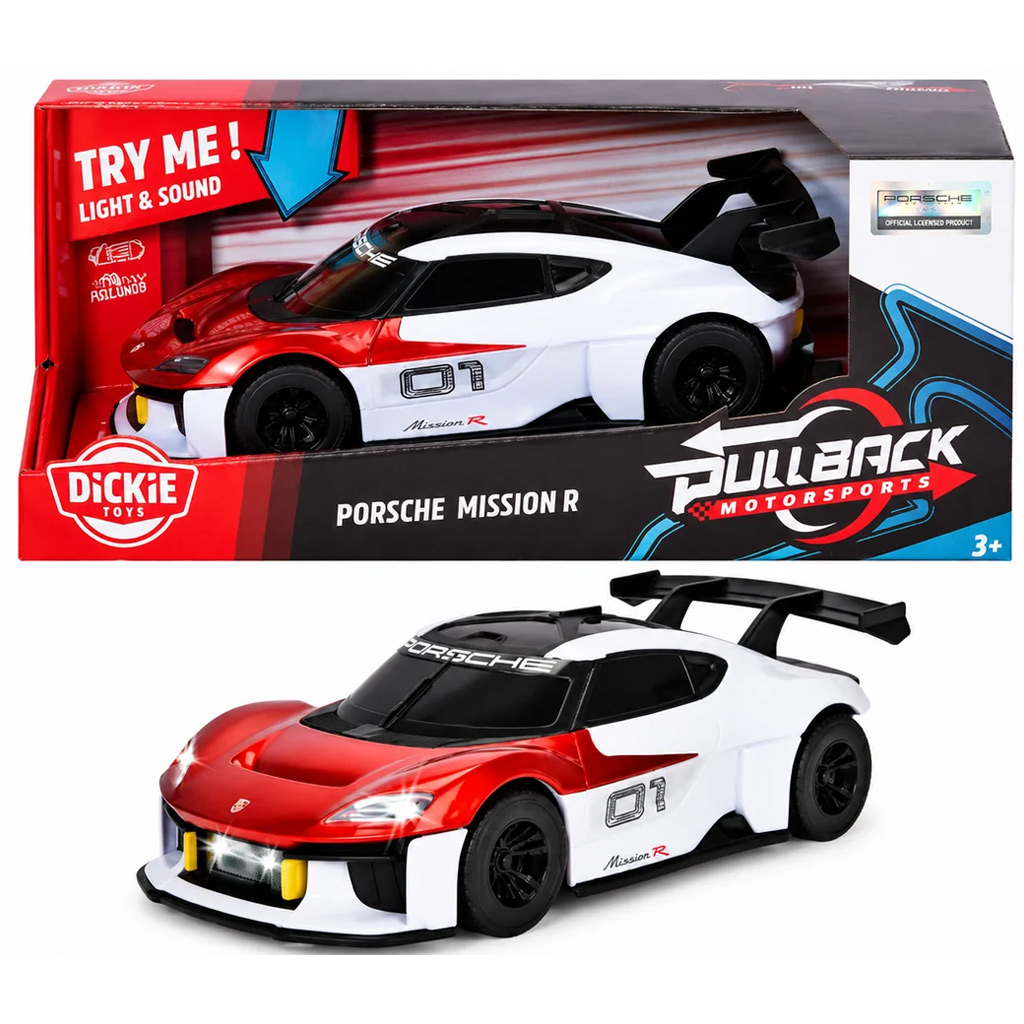 Porsche Mission R macchina giocattolo con luce e suono - Dickie Toys immagine 1