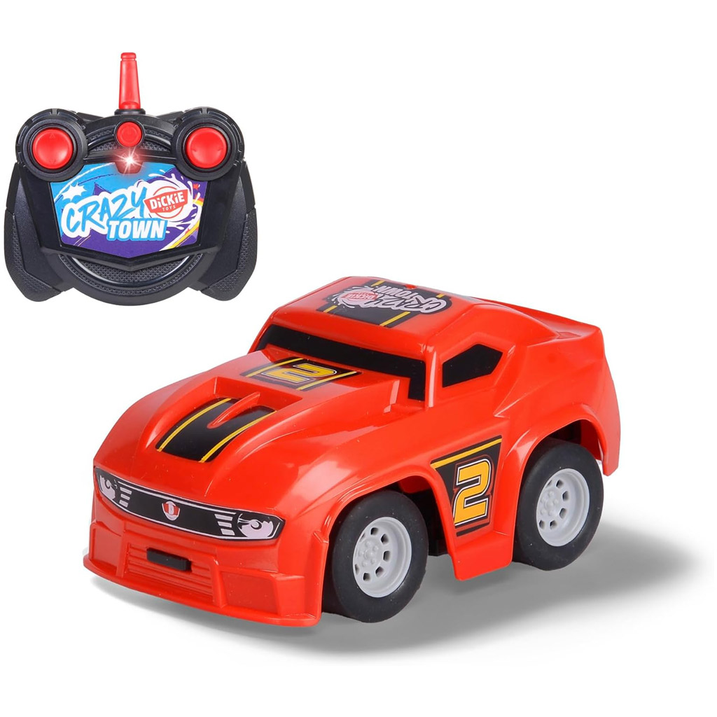 RC Crazy Cruiser auto da corsa radiocomandato 2,4 GHz – rosso - Dickie Toys immagine 2