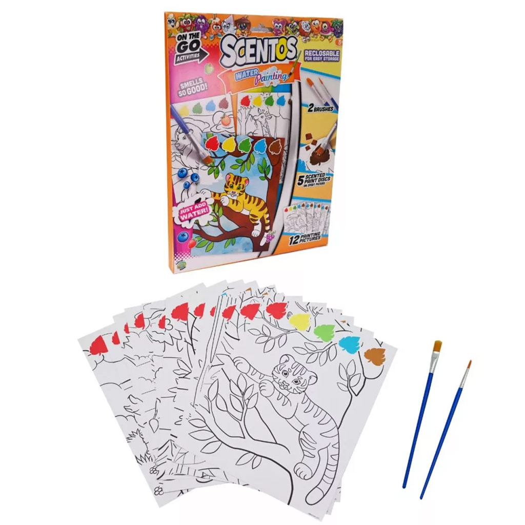 Scentos Libretto Magico da Colorare, Giungla, 12 pezzi immagine 2