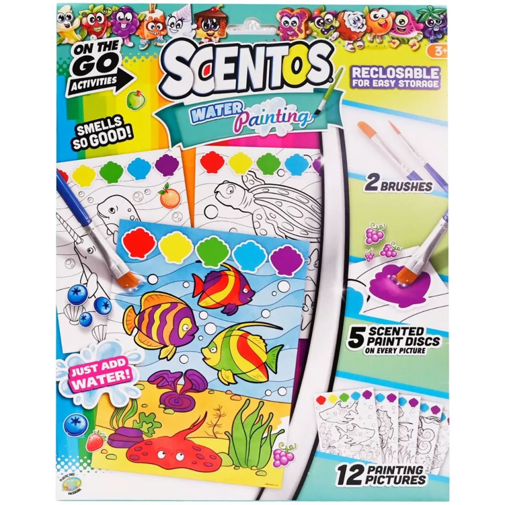 Scentos Libro da Colorare Magico, Vita Marina, 12 pezzi immagine 1