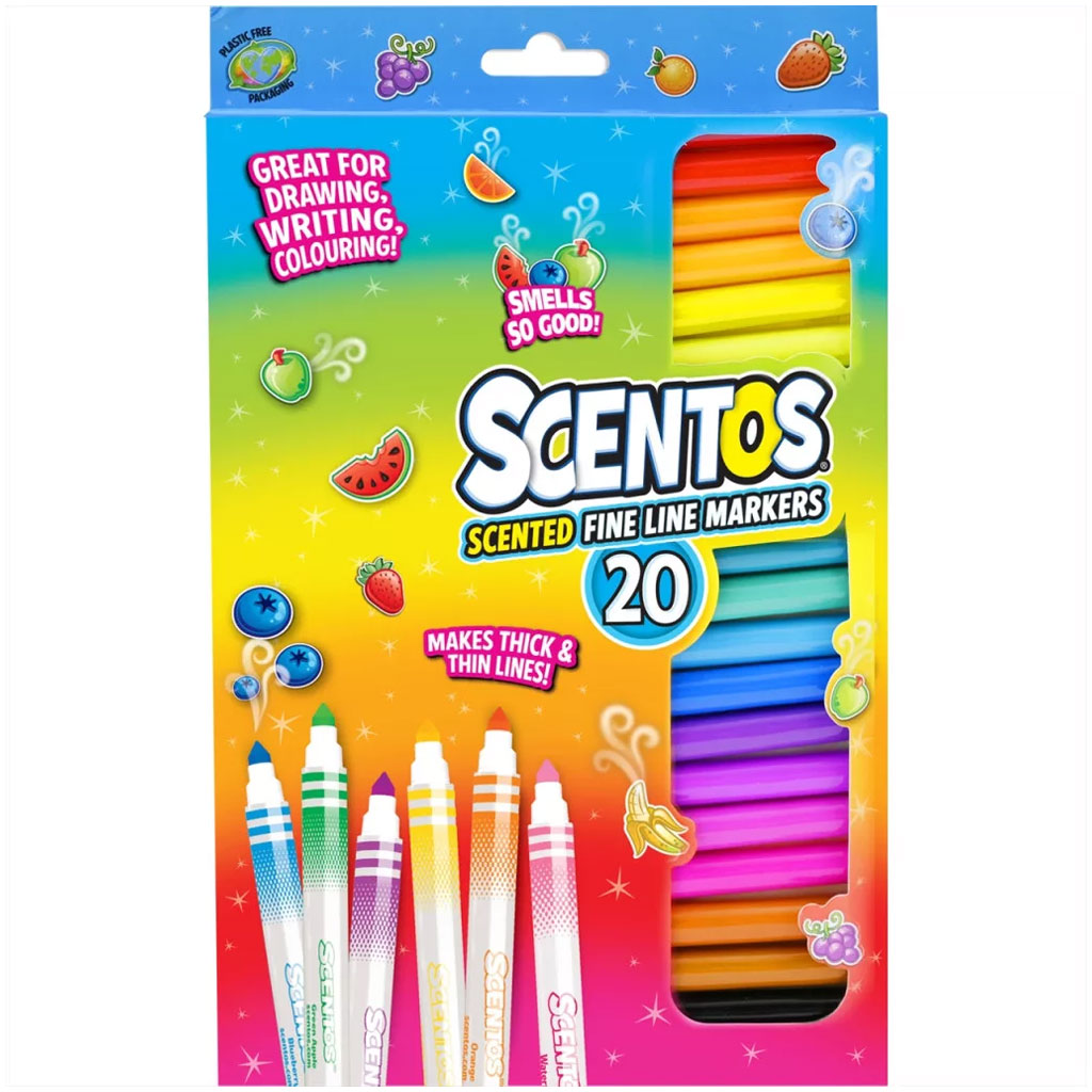 Scentos Profumato, fine pennarello, 20 pz immagine 1