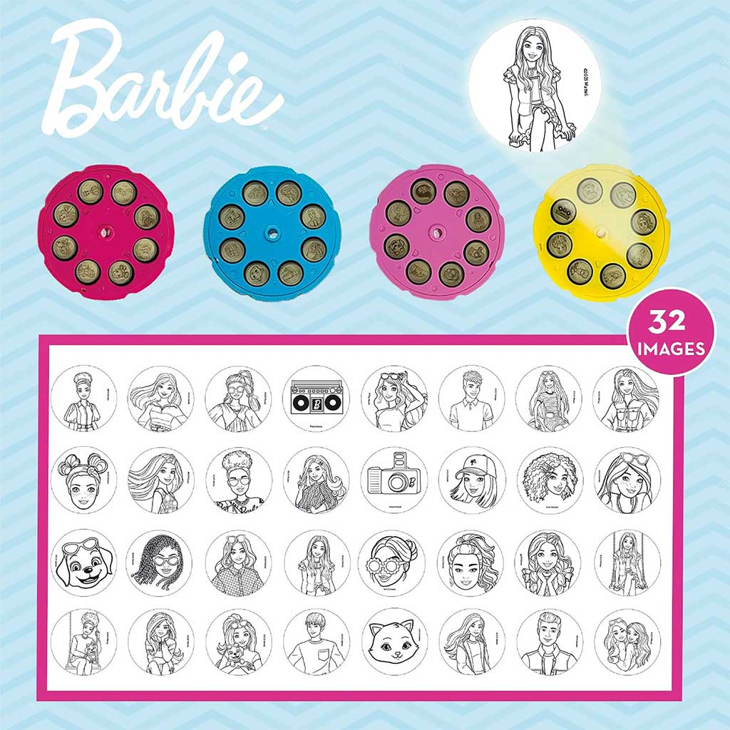 Set di colorazione proiettore Barbie - Lisciani immagine 4