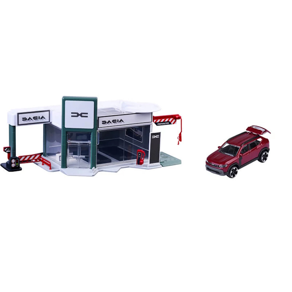 Set di gioco Dacia Showroom con auto in miniatura - Dickie Toys immagine 2