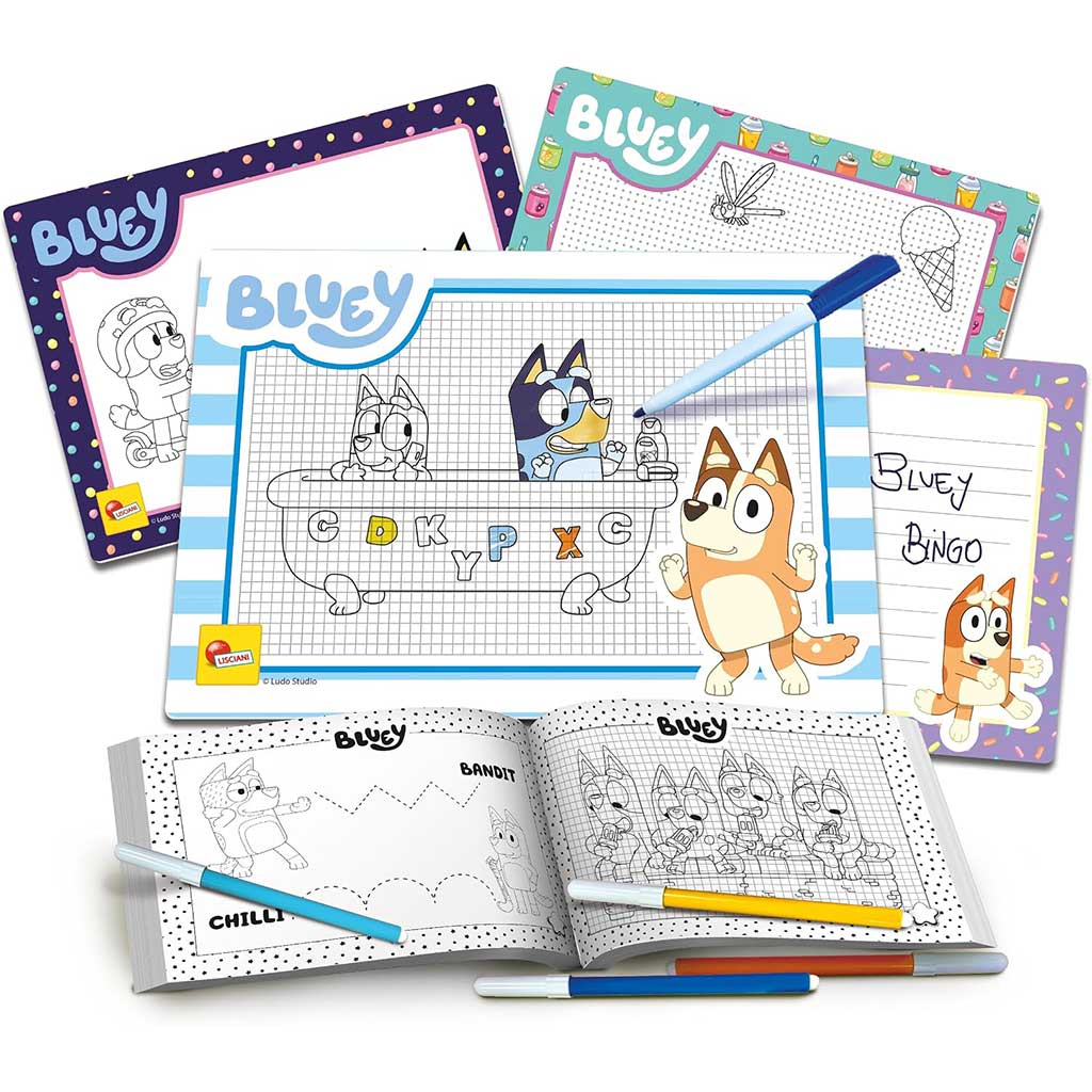 Set di scuola di disegno Bluey - Lisciani immagine 2