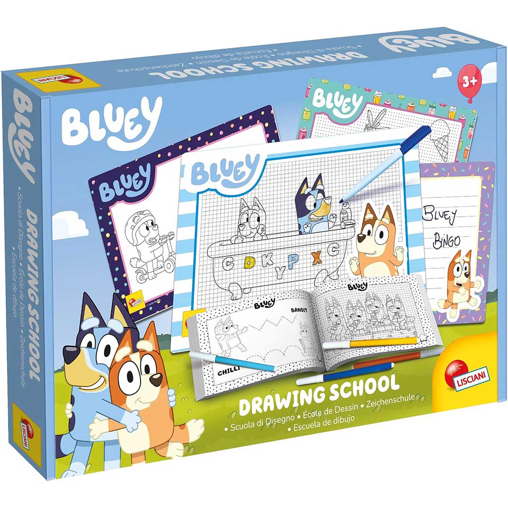 Set di scuola di disegno Bluey - Lisciani immagine 1