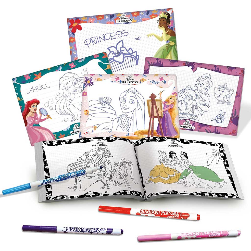 Set di scuola di disegno delle Principesse Disney - Lisciani immagine 2