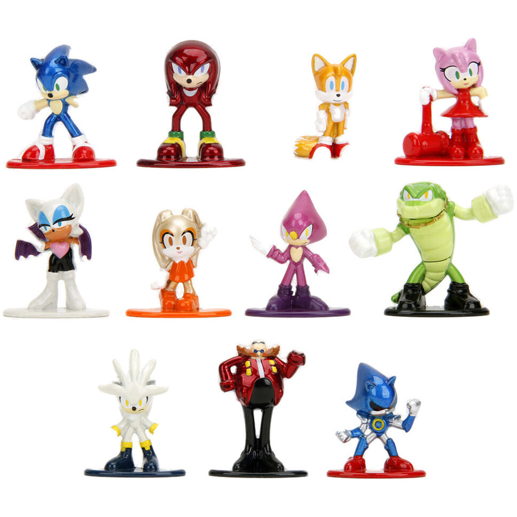 Sonic: Figura metallica Nano Metalfigs sorpresa, assortita, 1 pz - Jada Toys immagine 2