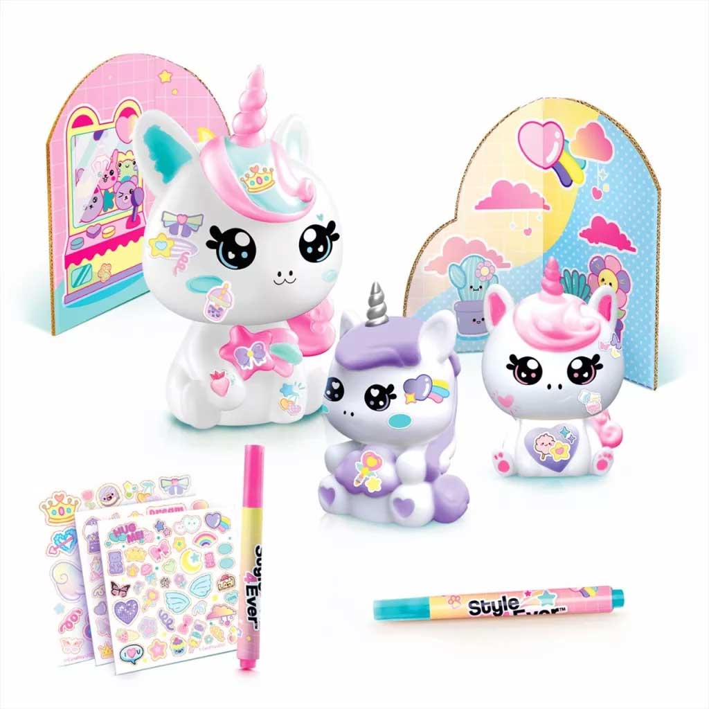 Style 4 Ever: Unicorno colorabile e luminoso immagine 2