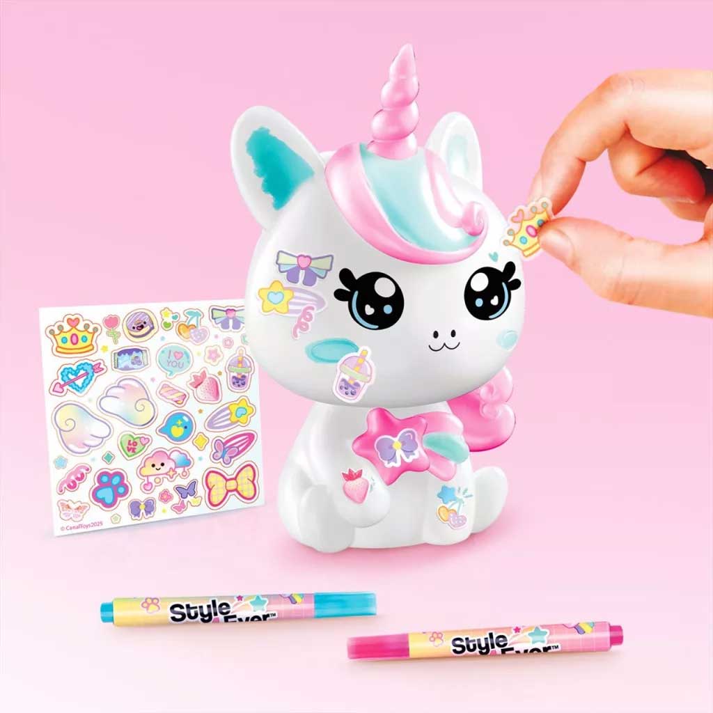 Style 4 Ever: Unicorno colorabile e luminoso immagine 3