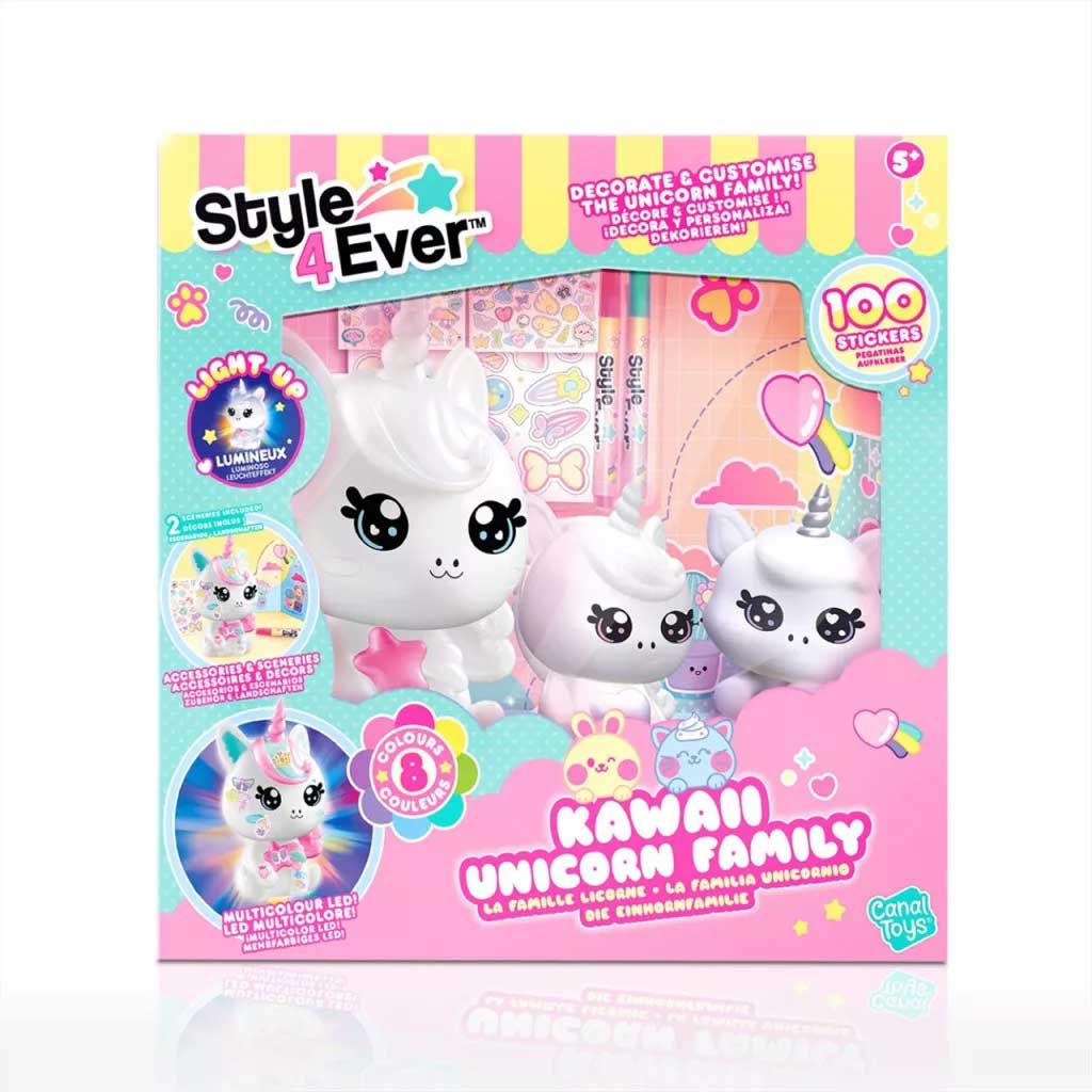 Style 4 Ever: Unicorno colorabile e luminoso immagine 1