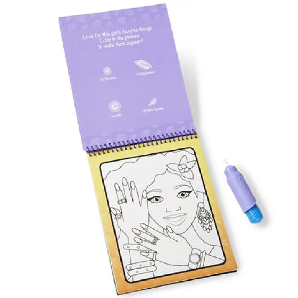 Gioco creativo di trucco e manicure da disegnare con acqua - Melissa & Doug immagine 3