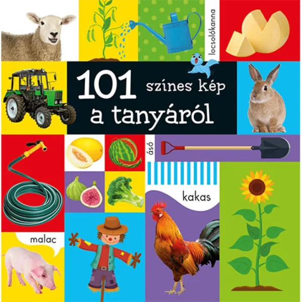 101 immagini colorate dalla fattoria libro per bambini immagine 1
