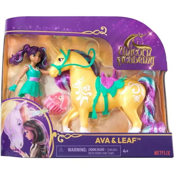 Accademia degli Unicorni: Unicorno con Bambola - Ava e Leaf - Spin Master immagine 1