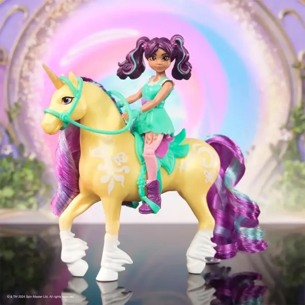 Accademia degli Unicorni: Unicorno con Bambola - Ava e Leaf - Spin Master immagine 3