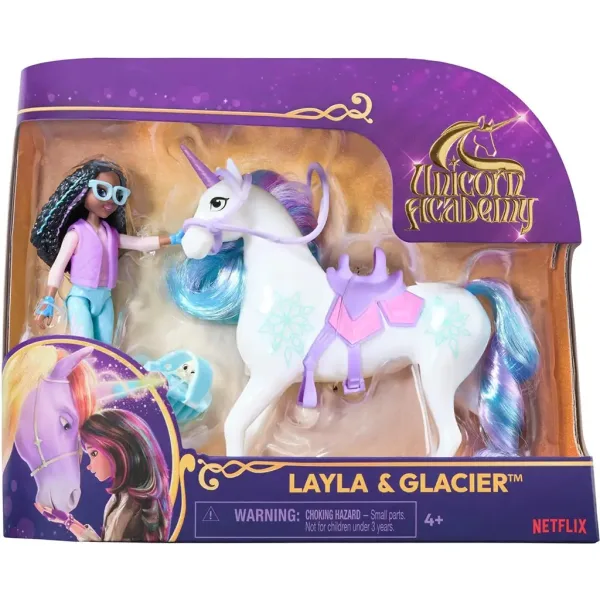 Accademia degli Unicorni: Unicorno con il bambino - Layla e Glacier - Spin Master immagine 1