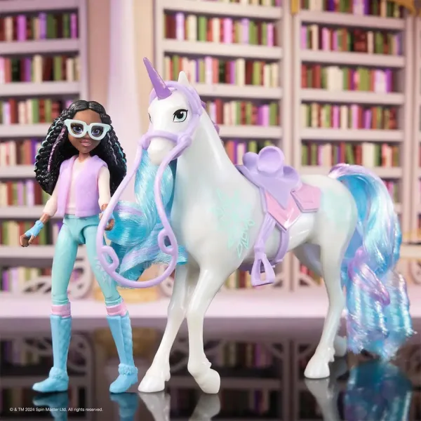Accademia degli Unicorni: Unicorno con il bambino - Layla e Glacier - Spin Master immagine 3