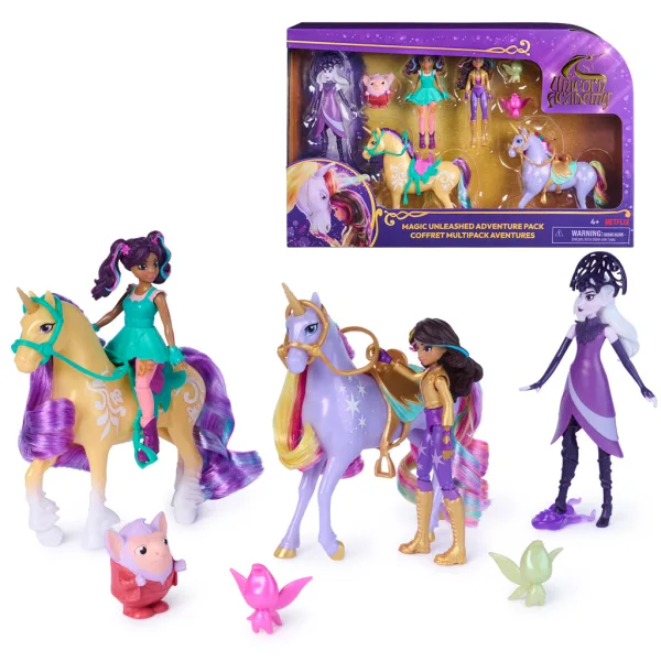 Accademia degli Unicorni: personaggi in confezione multipla con unicorni - Spin Master immagine 1