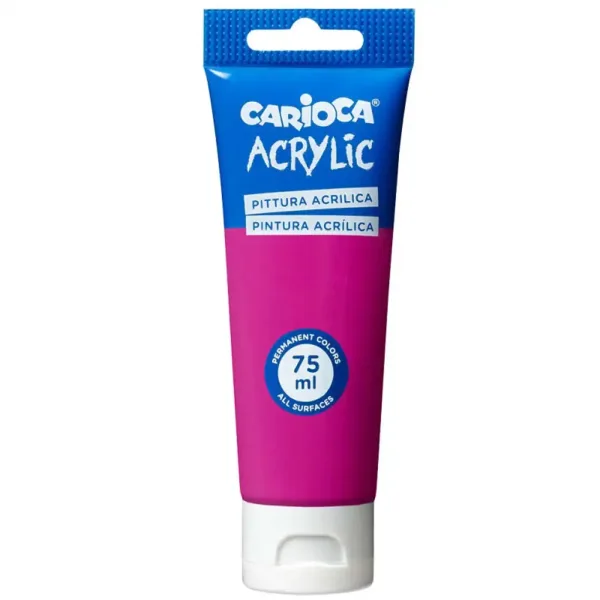 Acrilico 75ml colore magenta - Carioca immagine 1