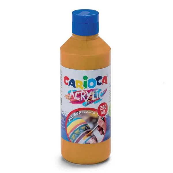 Acrylic 250ml di vernice acrilica color oro - Carioca immagine 1