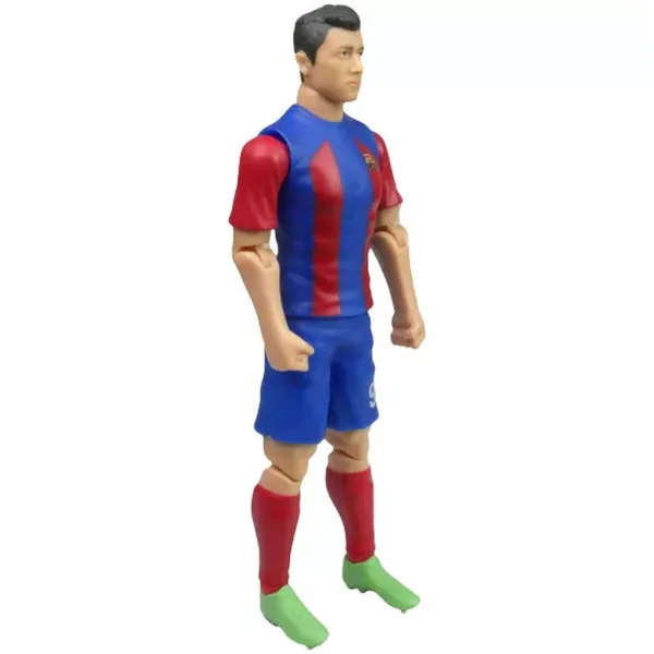 Action figure di calciatore, 20 cm - FC Barcellona, con la maglia numero 9 di Lewandowski immagine 2