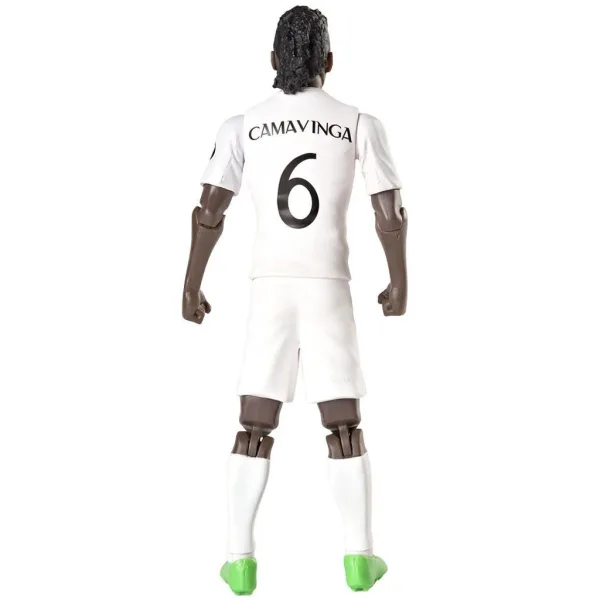 Action figure di calciatore, 20 cm - Real Madrid, Camavinga con la maglia numero 6 immagine 3