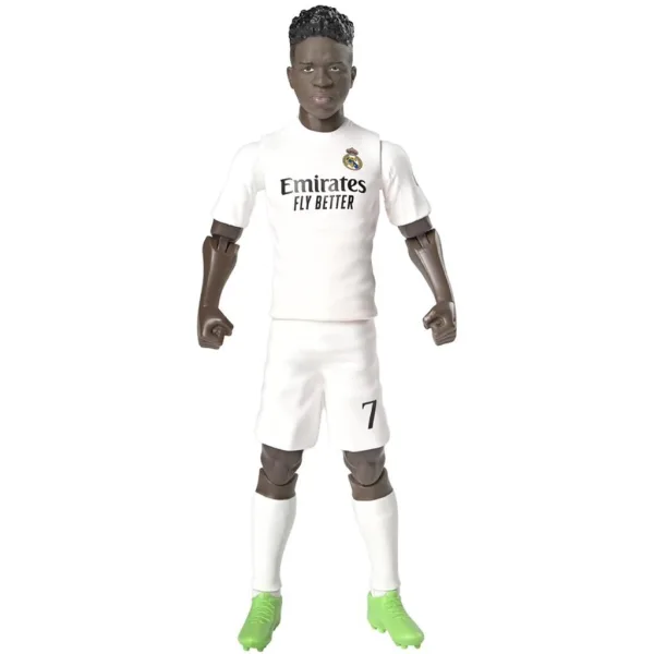 Action figure di calciatore, 20 cm - Real Madrid, con la maglia numero 7 di Vinicius immagine 2
