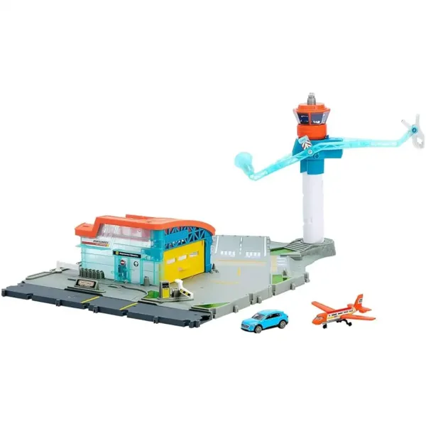 Aeroporto e centro di controllo aereo Matchbox - Mattel immagine 2