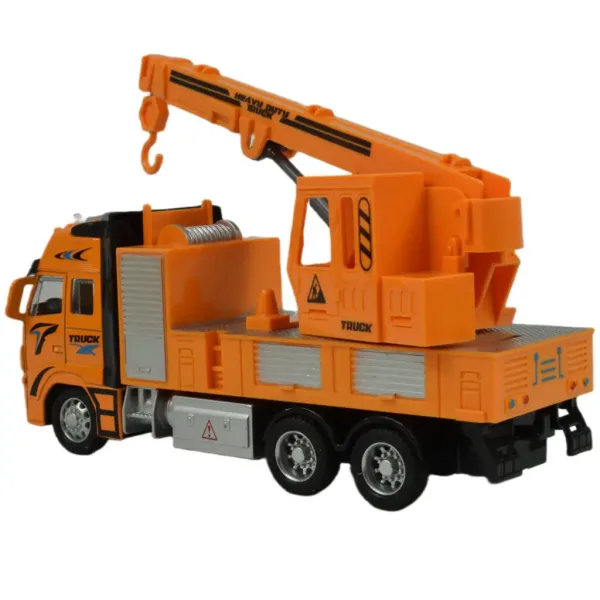 Alloy Car: Camion gru con verricello a volano 20cm immagine 2