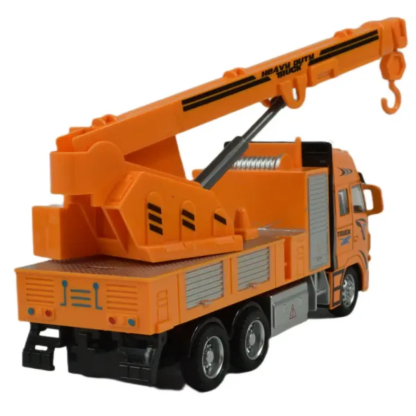 Alloy Car: Camion gru con verricello a volano 20cm immagine 3