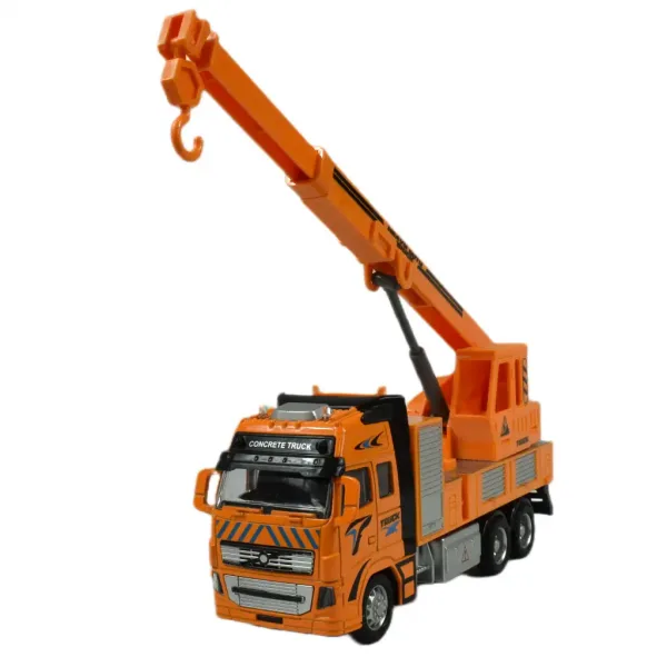 Alloy Car: Camion gru con verricello a volano 20cm immagine 6