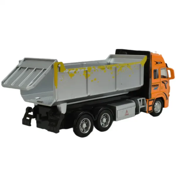 Alloy Car: Camion ribaltabile a retrocarica con luci e suoni 19cm immagine 4