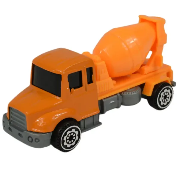 Alloy Car: Set di 6 camion da costruzione 8cm immagine 6