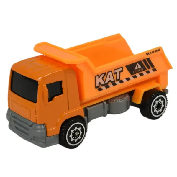 Alloy Car: Set di 6 camion da costruzione 8cm immagine 7