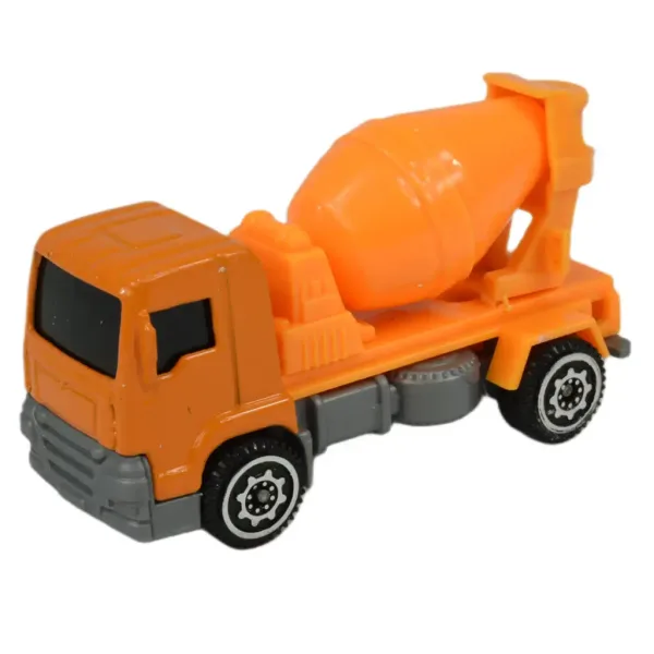 Alloy Car: Set di 6 camion da costruzione 8cm immagine 8