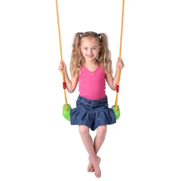 Altalena in plastica colore verde - Woodyland immagine 2