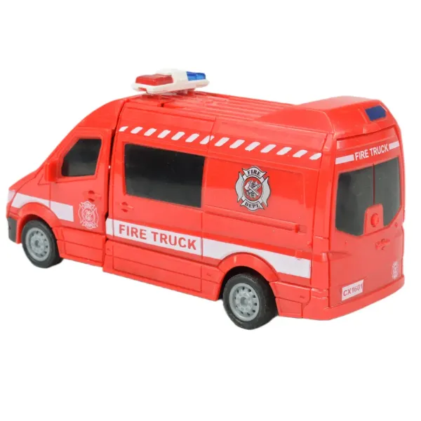 Ambulanza: Autoambulanza che si trasforma in robot in due versioni da 13 cm immagine 7