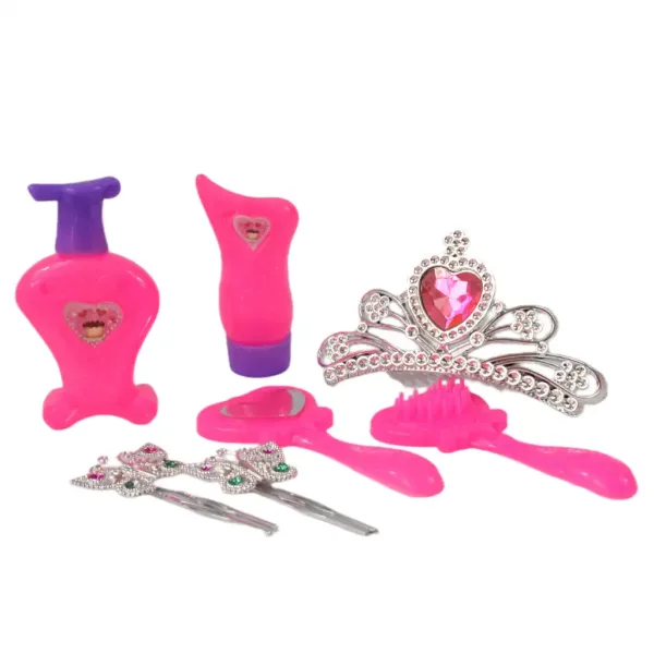 Angell: Testa di bambola pettinabile e acconciabile con tiara e accessori 21 cm immagine 4