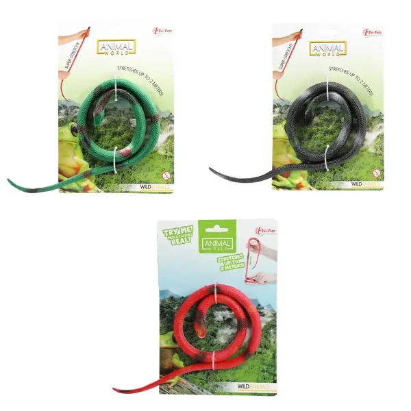 Animal World Serpente elastica realistica in diverse varianti immagine 1