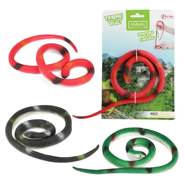 Animal World Serpente elastica realistica in diverse varianti immagine 2