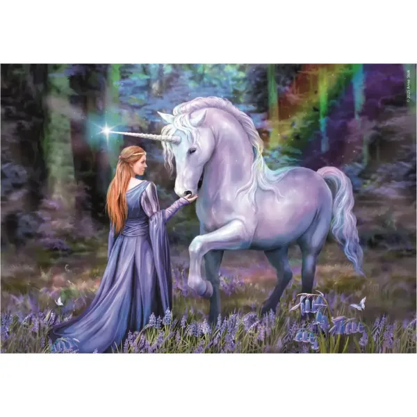 Anna Stokes - Il regno dellunicorno HQC puzzle compatto da 1500 pezzi - Clementoni immagine 2