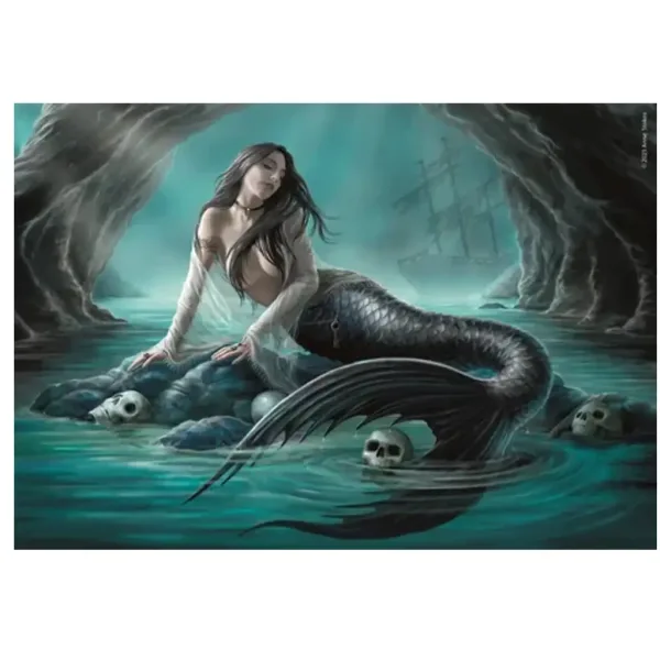 Anna Stokes - La fuga della sirena puzzle da 1000 pezzi con poster - Clementoni immagine 2