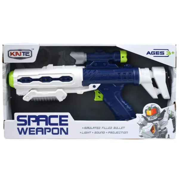 Arma Spaziale: Arma spaziale con proiettore di luce e suono 34cm immagine 6