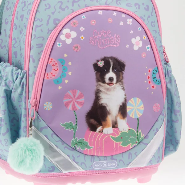 Ars Una: Animali carini – Aussie zaino scolastico anatomico 33×43×22 cm immagine 6