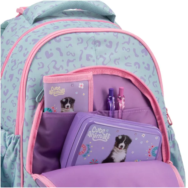 Ars Una: Animali carini – Aussie zaino scolastico anatomico 33×43×22 cm immagine 7