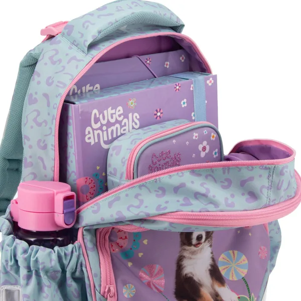 Ars Una: Animali carini – Aussie zaino scolastico anatomico 33×43×22 cm immagine 8