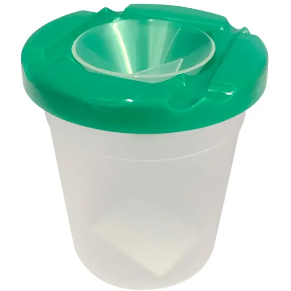 Ars Una: Bicchiere per lavare i pennelli di colore verde immagine 1