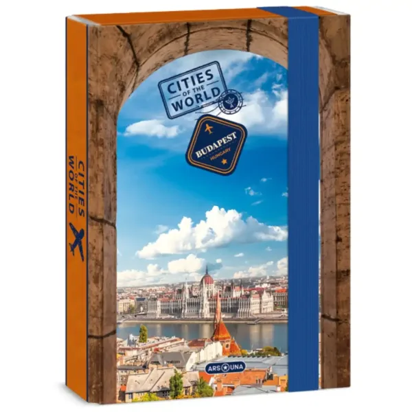 Ars Una: Cities - Budapest scatola per quaderni formato A5 con dorso di 4 cm di spessore immagine 1